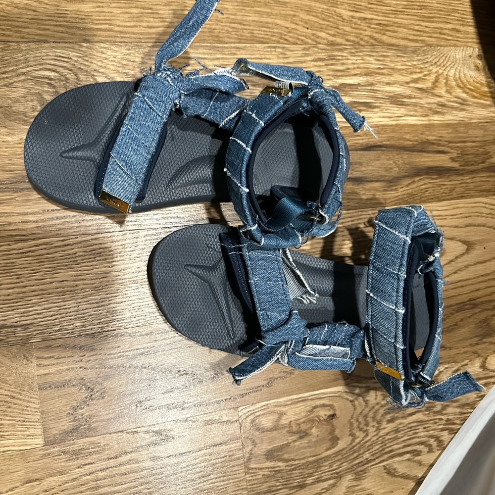 Suicoke woman’s Blue Denim Sandals - Picture 13 of 14